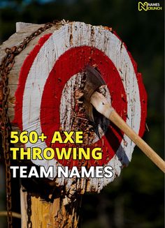 Discover 560+ unique team names for your axe throwing squad! Unleash your competitive edge. #AxeThrowing #TeamNames #Competition #Creativity #Fun Team Building Themes, Corporate Team Building, Team Building Events, Word Play