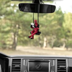 Car Swinging Ornament, Car Decoration, Mirror Hanging Car Interior Accessories, for Car Rear View Mirror, Gardening Hanging (SH) Car Mirror Hanging Accessories, Holiday Car, Car Accessories For Guys, Christmas Car