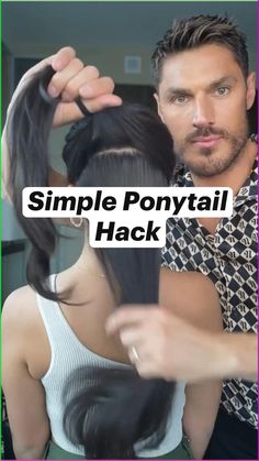 Yeah you! Pretty here’s a cute high ponytail hack for you to try from a celebrity hair stylist Chris Appleton 
 • Save and follow for more tips➡�️➡️➡️➡️

#Ponytail #Hairhacks #Highponytail #Hairstyles #Hairtrick #Messy ponytail #Ponytailhairsyles Cute High Ponytail, Long Hair Ponytail Styles, Chic Ponytail, High Ponytail Hairstyles, Long Hair Ponytail, Ponytail Hairstyles Easy, Simple Ponytails, High Ponytail