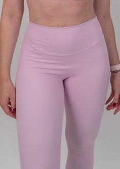 Squat Proof Solid Leggings For Running, Squat-proof Solid Color Leggings For Pilates, Purple Athleisure Yoga Pants For Running, Purple Stretch Activewear For Running, Purple Sporty Leggings For Pilates, Sporty Purple Leggings For Pilates, Sporty Purple Tights For Pilates, Sporty Tights For Pilates, Moisture-wicking Tights For Pilates