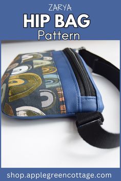 the zipper bag pattern is easy to sew and can be used as a purse