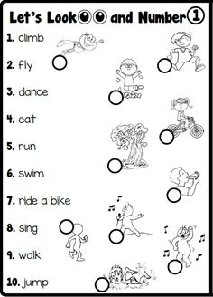 a worksheet for kids to learn how to read numbers