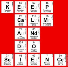 the elements of an element are arranged on a red background with white letters and numbers