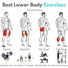 the best lower body exercises for men and women to do in their own home gym