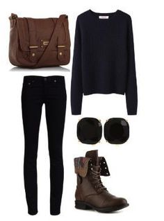 Black sweater + black jeans + dark boots + I would add a red belt or emerald or glitter.. any you want Dark Boots, Dark Sweater, Winter Dark, Sweater Outfits Fall, Black Jeans Outfit, Hot Boots, Dark Colours, Red Belt