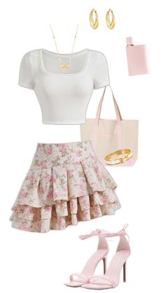 Girly Outfits Ideas, Girly Summer Outfits Casual, Cute Girly Outfits Aesthetic, Cute Girly Summer Outfits, Cute Honeymoon Outfits, Girly Outfit Ideas, Girly Summer Outfits, Match Art, Flowy Sundress