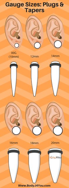 an info sheet showing the different types of ear plugs