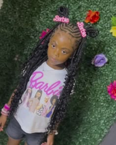 Lil Girl Black Girls Back To School Hairstyles, Back To School Hairstyles For 5th Grade, Braids For 8yrs, Cute Hairstyles For 5th Graders, Back To School Hairstyles 4th Grade, Hairstyles For School Braids Black Kids, Hair Styles For 11-12 Black, Cute Hairstyles Braids Black Kids, Back To School Hairstyles For 4th Grade