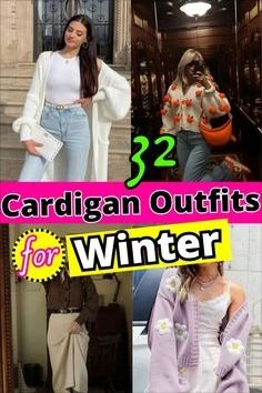 Cute Cardigan Outfits, Long Oversized Cardigan, Unique Cardigan, Trendy Cardigans, Cozy Outfits, Bodycon Sweater, Weather Outfits, Chic Winter Outfits, Outfits To Wear