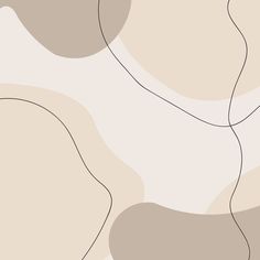 an abstract beige background with black lines and circles in the shape of hearts on it