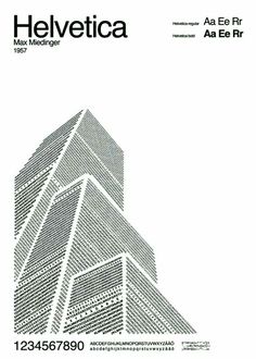 the front cover of helvetica magazine, featuring an image of a building