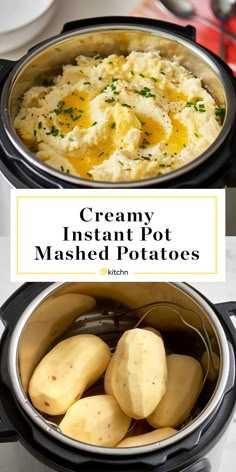 creamy instant pot mashed potatoes in an electric pressure cooker