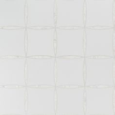 an image of a white tile wallpaper with squares and lines in the pattern on it