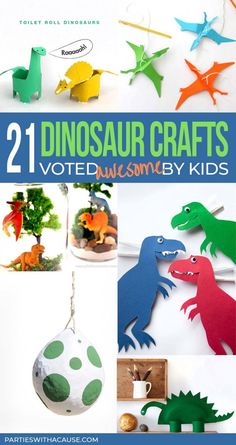 dinosaur crafts for kids to make with paper