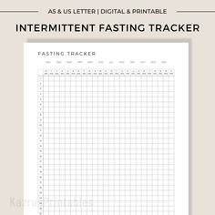 the printable fast tracker is shown in this image