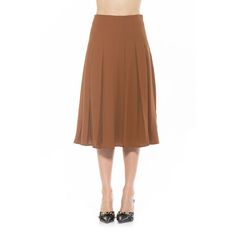 Refresh your wardrobe with this women's ALEXIA ADMOR Shilo midi length pleated skirt. Click on this WOMEN'S GUIDE to find the perfect fit and more! Refresh your wardrobe with this women's ALEXIA ADMOR Shilo midi length pleated skirt. Click on this WOMEN'S GUIDE to find the perfect fit and more! FEATURES A-line silhouette Zipper closure Fully lined Features pleated detailFIT & SIZING 30-in. length Midi length hits below the knee Midrise sits on the high hipFABRIC & CARE Body: polyester Lining: po Alexia Admor, Aline Skirt, Womens Clothing Sizes, Bottom Clothes, Pleated Skirt, Midi Length, Plus Size Outfits, Womens Bottoms, A Line