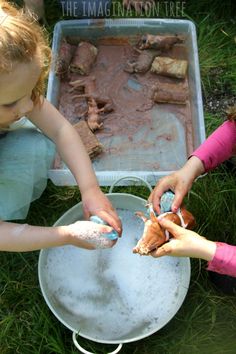 Wash the Muddy Farm Animals Sensory Play - The Imagination Tree Play Farm, Imagination Tree, Farm Animals Theme, Farm Day