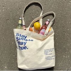 Stay Simple Stay True, Kylie Francis, Canvas Bag Design, Stay True, Tote Bag Design, Design Inspo