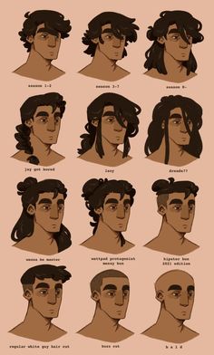 an image of different types of hair for the character in avatar, avatar and avatar