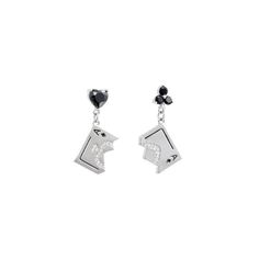 fb-feed Best Earrings For Men, Card Earrings, Best Earrings, Poker Card, Stud Earrings For Men, Feeling Lucky, Earrings For Men, Zircon Earrings, Outfit Check