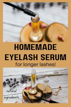 If you're dreaming of long eyelashes but want to skip expensive treatments, making your own natural DIY eyelash growth serum might be just what you need. With simple ingredients, this homemade serum can help you achieve luscious lashes naturally, without the harmful chemicals and hormones in many store-bought products. Do it the natural way and grow back your natural lashes! And using this effective lash oil, they’ll do so longer, thicker and fuller! This DIY eyelash serum will help you regrow the lost lashes by stimulating the hair follicles in your eyelids. Homemade Eyelash Growth Serum for Longer Lashes | DIY Recipe with how to make instructions | Natural. With coconut oil, castor oil, olive oil and more. Grow longer lashes naturally. Homemade Eyelash Growth Serum, Lash Serum Recipe, Homemade Lash Serum, Grow Long Lashes Naturally, Eyelash Serum Diy, Longer Lashes Naturally, Homemade Serum, Lash Oil, Eyelash Growth Diy