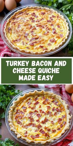 Discover how to make the perfect bacon and cheese quiche recipe for breakfast or brunch. This savory dish is easy to prepare and ideal for starting your day right.