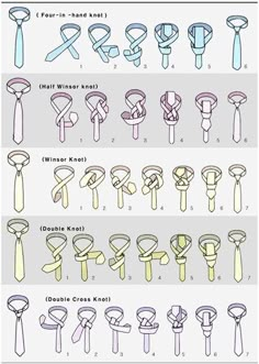 Tali Leher Lelaki, Cool Tie Knots, Tie Knots Men, Tie A Necktie, Windsor Knot, Neck Tie Knots, Kraf Diy