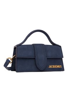 Jacquemus: Navy ‘Le Bambino’ Clutch | SSENSE Jaqmeous Bag, Royal Wardrobe, Navy Clutch, Navy Blue Bag, Navy Purse, Jacquemus Bag, Dream Bag, Navy Bag, Elegant Outfit Classy