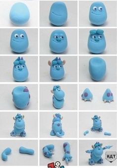 there are many different pictures of the same toy