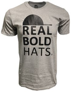 Inspire and celebrate your every day courage and determination with your Real Bold Hats Official Logo T-Shirt! This shirt is the perfect compliment to your Real Bold Hat or your new Be Courageous Be Determined Be Real Bold inspirational drinkware. Real Bold facts about this shirt: Vintage logo for that Real Bold look and lightweight shirt feel 100% soft ring-spun cotton - only the softest, best feeling shirts "Tagless" / Printed Tag and Care - no more itchy or annoying tag Designed to be the per Trendy Logo Design, Youth Logo, Logo Design Inspiration Vintage, Create Logo Design, T-shirt Design Illustration, Be Courageous, Trendy Logos, Creative T Shirt Design, Best Feeling