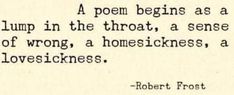 a poem written by robert frost about love