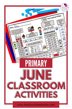 math worksheet for place value and number sense Summer School Math, Sight Words Kindergarten Activities, June Activities, Summer Learning Activities, Summer School Activities, Summer Bingo