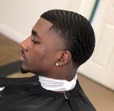 Taper Fade Haircut Black Waves, Fade Haircut Black, High Temp Fade Black Men, 360 Waves Men Taper, Black Men Low Fade Haircut, Taper Homme Noir, Low Cut Black Men, 180 Waves Men Fade, Black Men Waves Haircut