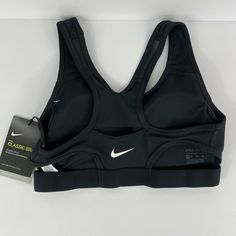 Nike SWOOSH Dri-Fit Women's Black Classic Padded Sports Bra Size XS NEW!  | eBay Nike Sports Bra, Padded Sports Bra, Nike Swoosh, Sports Bra Sizing, Padded Bras, Brands Outlet, Sports Bras, Dri Fit, Nursing