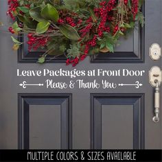 Leave Packages At Front Door Decal, Deliveries Use Front Door Sticker, Door Decal, Wall Decal, Front Door Decal, Sign, Porch Sign, Gate Front Door Decal, Front Steps, Door Decals, Porch Sign, Package Delivery, Front Entrances, Door Stickers, Back Door, Back Doors