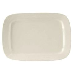 an empty white plate on a white background