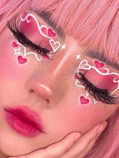 30 Cool Egirl Makeup Looks To Copy in 2024 - The Trend Spotter Teknik Makeup, E Girl Makeup, Egirl Makeup, Drag Make-up, Makeup Drawing, Cute Eye Makeup, Kawaii Makeup, Graphic Makeup, Swag Makeup