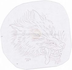 Wolf Head Tattoo Design, Owen Jensen, Wolf Head Tattoo, Wolf Tattoo Traditional, Head Tattoo Design, Sailor Jerry Tattoo Flash