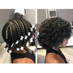 Flat Twist Out, Perm Rod Set, Natural Hair Twist Out, Hair Homecoming, Hairdos For Curly Hair