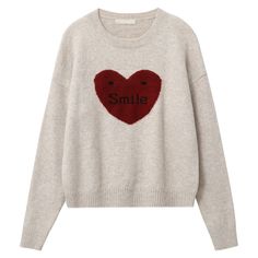 Brighten your day with our Soft Girl Warm Heart Sweater. A cozy, oatmeal-hued knit meets playful design in this delightful piece that's as comfortable as it is cheerful. At the heart of the sweater is a plush red heart, embroidered with the word "Smile," reminding you and onlookers to stay positive Free Size:Bust: 112cm/ 44.1 in, Length: 59cm/ 23.2 in, Sleeves: 52cm/ 20.5 inMaterial: Polyester Kawaii Sweater, Aesthetic Outfit Ideas, Y2k Baby Tee, Heart Sweater, Warm Red, Argyle Sweater, Sweater Gift, 90s Grunge, Sweet Heart