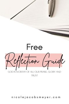 Biblical reflection guide of faith quotes and encouraging bible verses to reflect on key character traits of God. God Faith Quotes