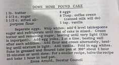 an open book with instructions on how to make cake