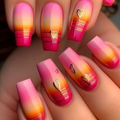 Birthday Nail Designs, Pretty Nail Art, Hot Nails, Manicure Y Pedicure, Fancy Nails, Dope Nails