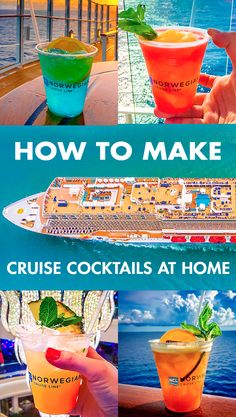 how to make cruise cocktails at home