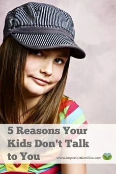 Frustrated that your kids don't talk to you? Here are 5 reasons your kids and teens don't talk to you, plus positive parenting tips for getting them to open up!! #parentingteens #teensandcommunication Don't Talk To Me, Parenting Boys, Parenting Solutions, Parenting Classes, Kids Talking, Natural Parenting, Parenting 101, Peaceful Parenting, Parenting Books