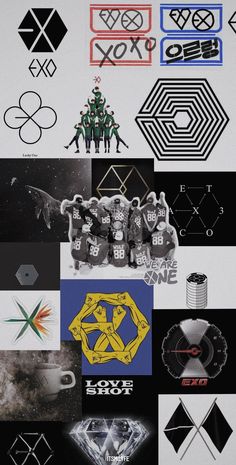 a collage of different logos and symbols