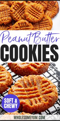 Healthy Peanut Butter Cookies Healthy Peanut Butter Cookies, Healthy Crackers, Healthy Chips, Quick Treats, Healthy Dips, Healthy Appetizers, Savory Snacks, Peanut Butter Cookies, Refined Sugar