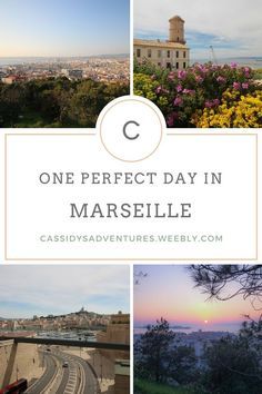 one perfect day in marseille, france with the eiffel tower in the background