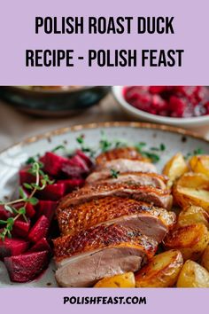 Polish Roast Duck its a dry-brined whole duck roasted to perfection, with crispy skin and tender, juicy meat. Make this dish with this simple recipe!