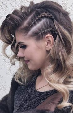 Hairstylist Instagram, Viking Hair, Punk Hair, Cute Hairstyles For Medium Hair, Long Blonde, Long Blonde Hair